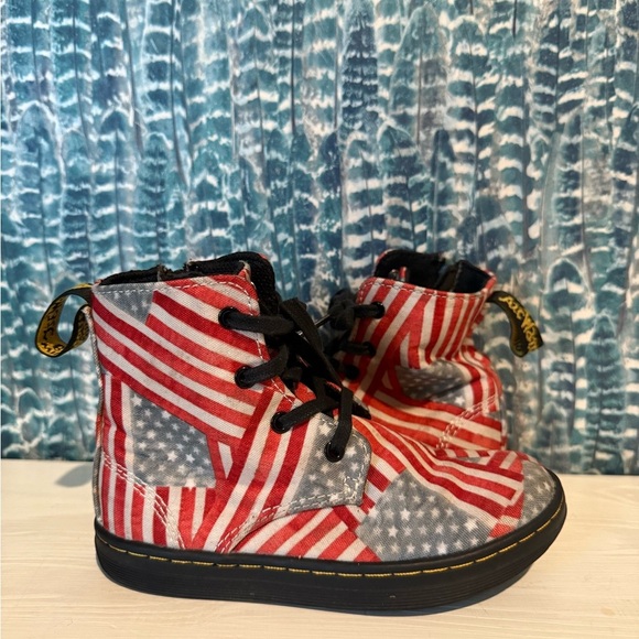 Doc Marten American Flag Laney canvas converse boots - Picture 3 of 6